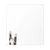 Kat met speelse katjes notitieblok (Voorkant)