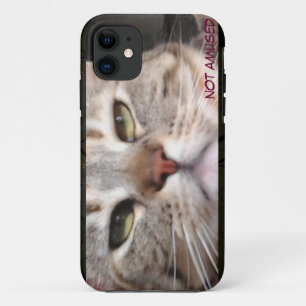 Kat met stemmingen iPhone 11 hoesje