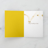 kat met tafelkleed in zonnebloem kaart (Binnen)