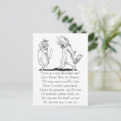 Kat met tandpijn Bezoek Dentist Briefkaart (Staand voorkant)