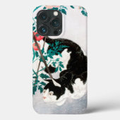 Kat met Tomato Plant (1931) van Hiroaki Takahashi Case-Mate iPhone Case (Achterkant)