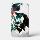 Kat met Tomato Plant (1931) van Hiroaki Takahashi Case-Mate iPhone Case (Achterkant)