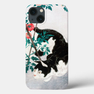 Kat met Tomato Plant (1931) van Hiroaki Takahashi Case-Mate iPhone Case