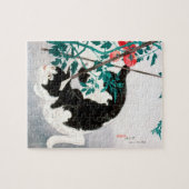 Kat met Tomato Plant (1931) van Hiroaki Takahashi Legpuzzel (Horizontaal)
