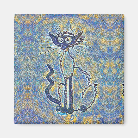 Kat met uiteinden magneet (Voorkant)