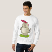 Kat met Umbrella Trui (Voorkant volledig)