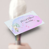 Kat met Umbrella Visitekaartje