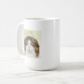 Kat met ventilator Pet Koffiemok (Voorkant links)
