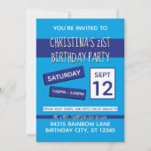 Kat Met Verjaardag Shotglas Kaart (Achterkant)