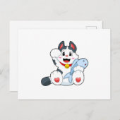 Kat met Vis Briefkaart (Voorkant / Achterkant)