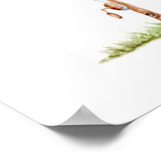 Kat met vis poster (Hoek)