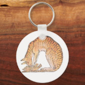 kat met vis sleutelhanger (Voorkant)