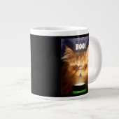 Kat met vlieglicht grote koffiekop (Voorkant rechts)