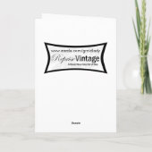  Kat met vogeldag Kaart (Achterkant)