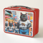 Kat met vrienden in Thailand (Voorkant)