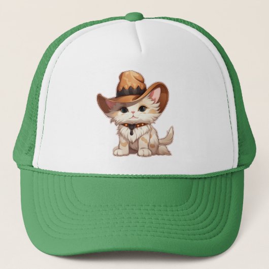 Kat met Western Pet Clipart-85247 (Voorkant)