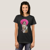 Kat met wijn t-shirt (Voorkant volledig)