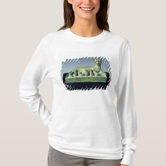 Kat met zijn kittens t-shirt (Voorkant)