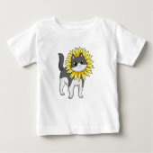 Kat met zonnebloem (Voorkant)