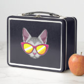 Kat met zonnebril (In situ)