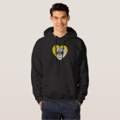 Kat met zonnebril hoodie (Voorkant volledig)