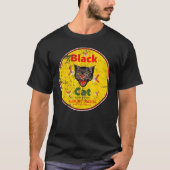  kat met zwarte kat t-shirt (Voorkant)