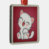 Kat Metalen Ornament (Rechts)