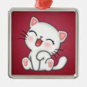 Kat Metalen Ornament (Voorkant)