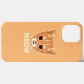 Kat Miauw Case-Mate iPhone Case (Achterkant (horizontaal))