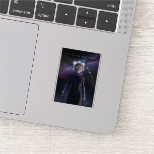 Kat Miauw - Huisdier Astronaut Sticker