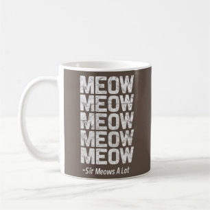 Kat Miauw Mijnheer Miauwt Veel Kitten Kitty Eigena Koffiemok
