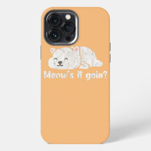 Kat Miauw's Het Gaat Kitty Kitten Neko Kawaii iPhone 13 Pro Max Hoesje
