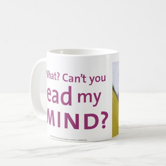 Kat Mind Control Mok (Voorkant links)