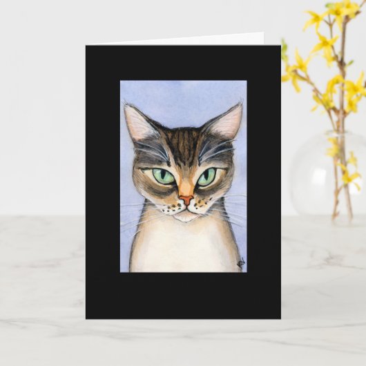 Kat mist je kaart (Gele Bloem)