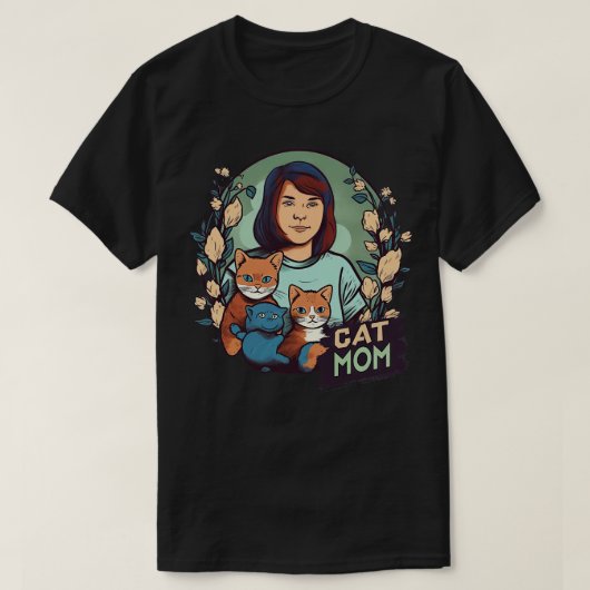 Kat Moeder 5 T-shirt (Design voorkant)