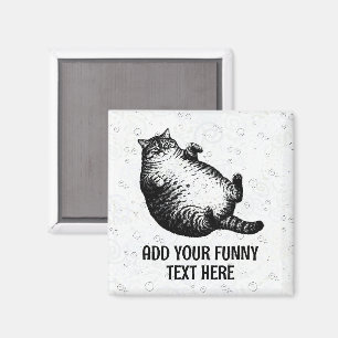 Kat moeder ben ik, maar huid en botten voor katten magneet