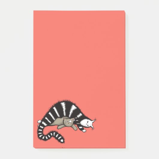 Kat Moeder beschermt haar Kat Post-it® Notes (Voorkant)