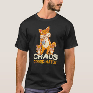 Kat Moeder Chaos Coördinator Mammie Kitten Mama Mo T-shirt