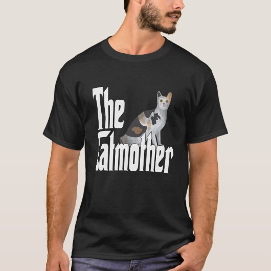 Kat Moeder De Katmoeder Gekke Kat Moeder Kitten Mo T-shirt (Voorkant)