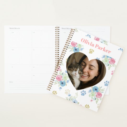 Kat Moeder Foto & Naam Planner (Display)
