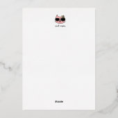 Kat Moeder Gelukkige Moedersdag Folie Feestdagenkaart (Achterkant)