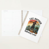 Kat Moeder Halloween Liefhebber Zwarte Heksenhoed Planner (Display)
