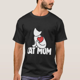 Kat Moeder Hoodie Katten Moeders Schattige Kat Moe T-shirt