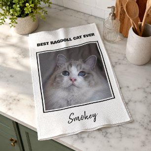 Kat Moeder Huisdier Foto Beste Kat Ooit Theedoek