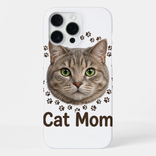 Kat Moeder iPhone 16 Pro Max Hoesje (Achterkant)