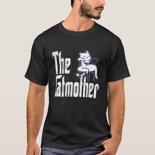 Kat Moeder Katmoeder Kraaie Luie Kat Moeder Kitty  T-shirt (Voorkant)