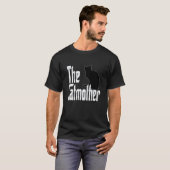 Kat Moeder Katmoeder Zwarte Kat Moeder Kitten Mama T-shirt (Voorkant volledig)