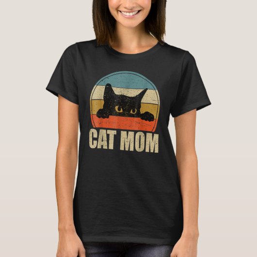 Kat Moeder Kattenmoeder Moederdag Kat S T-shirt (Voorkant)