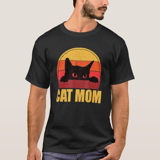 Kat Moeder Kattenmoeder Moederdag Kat T-shirt (Voorkant)