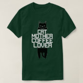Kat moeder koffie 76 t-shirt (Design voorkant)